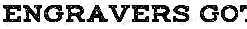 engravers gothic bol字体转换